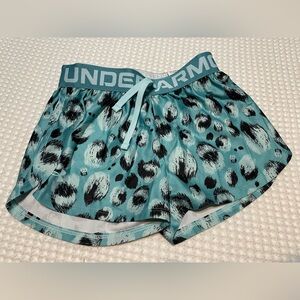 Under Armour Teal Patterned Shorts